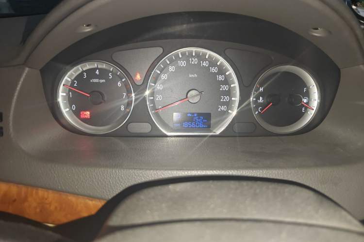 Used Hyundai SONATA·NFC 2009 2.0L Automatic GLS Odometer Close Up