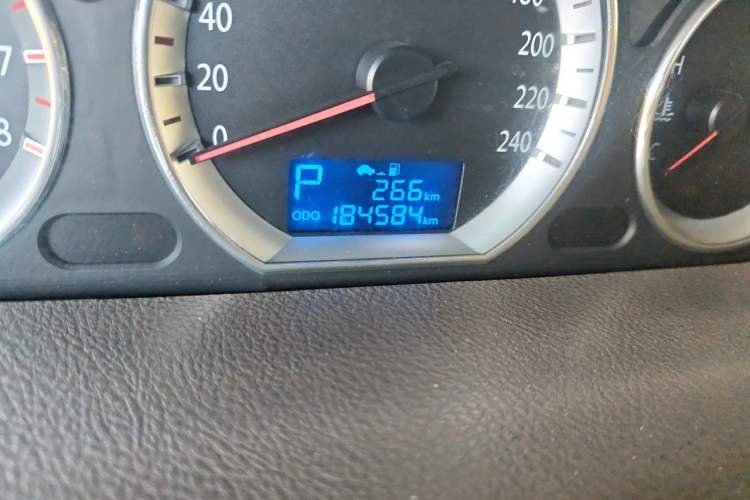 Used Hyundai SONATA·NFC 2009 2.0L Automatic GLS Odometer Close Up