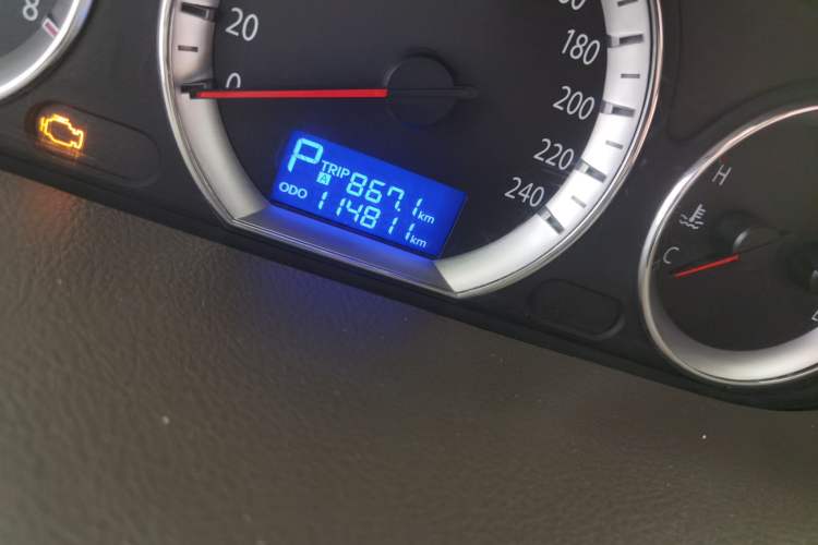 Used Hyundai SONATA·NFC 2009 2.0L Automatic GLS Odometer Close Up
