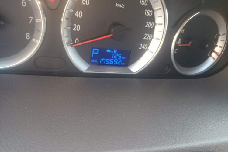 Used Hyundai SONATA·NFC 2009 2.0L Automatic GLS Odometer Close Up