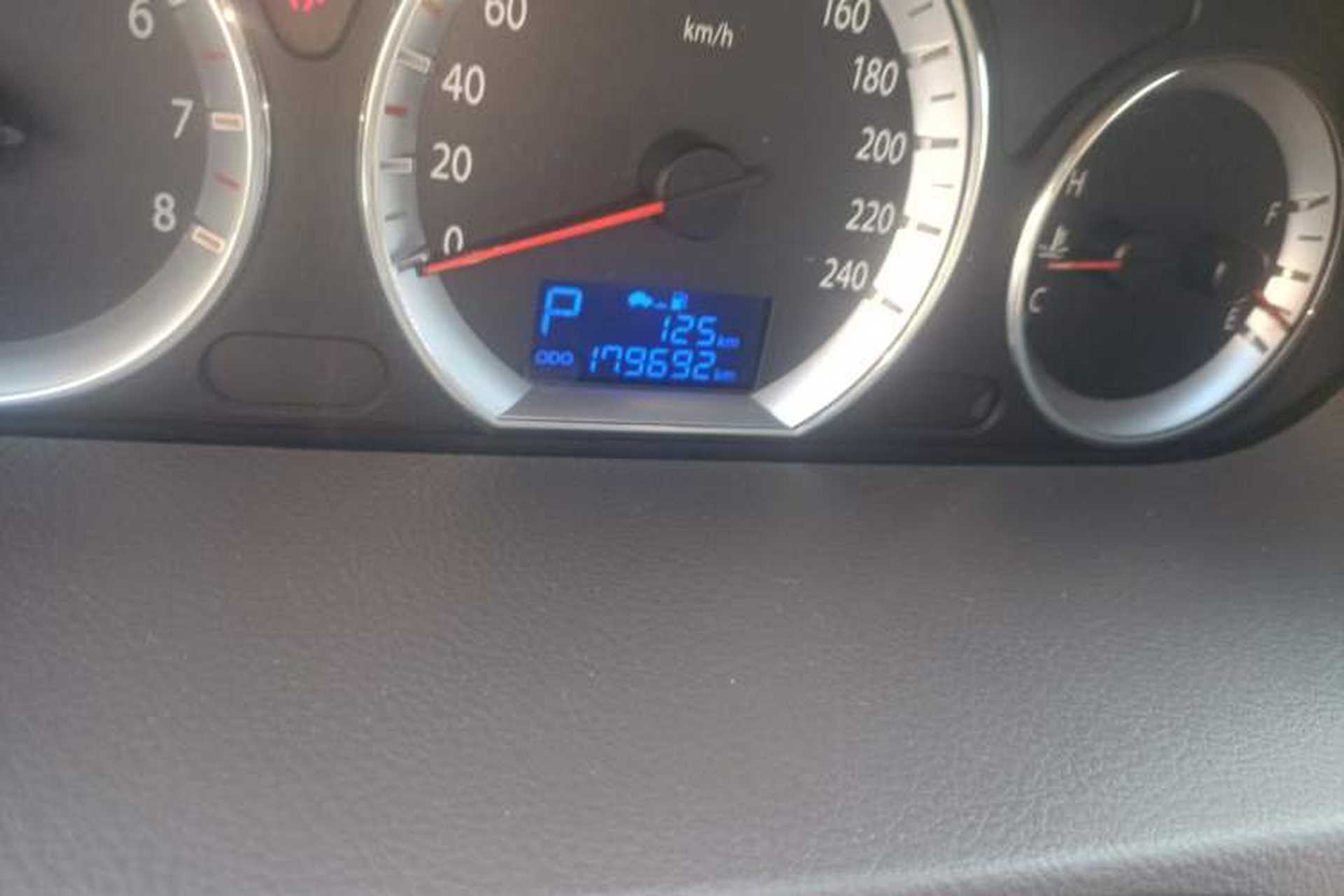 Used Hyundai SONATA·NFC 2009 2.0L Automatic GLS Odometer Close Up