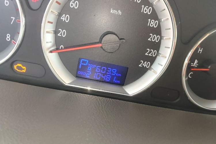 Used Hyundai SONATA·NFC 2009 2.0L Automatic GLS Odometer Close Up