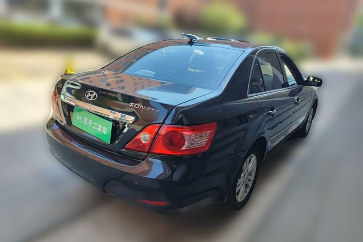 Used Hyundai SONATA·NFC 2009 2.0L AT TOP Rear Right 45 Deg