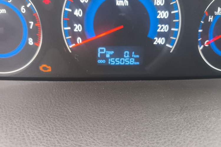 Used Hyundai SONATA·NFC 2009 2.0L Automatic GLS Odometer Close Up