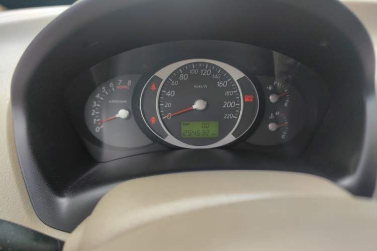 Used Hyundai Tucson 2009 2.0L Manual Two-Wheel Drive Fashion Edition Odometer Close Up