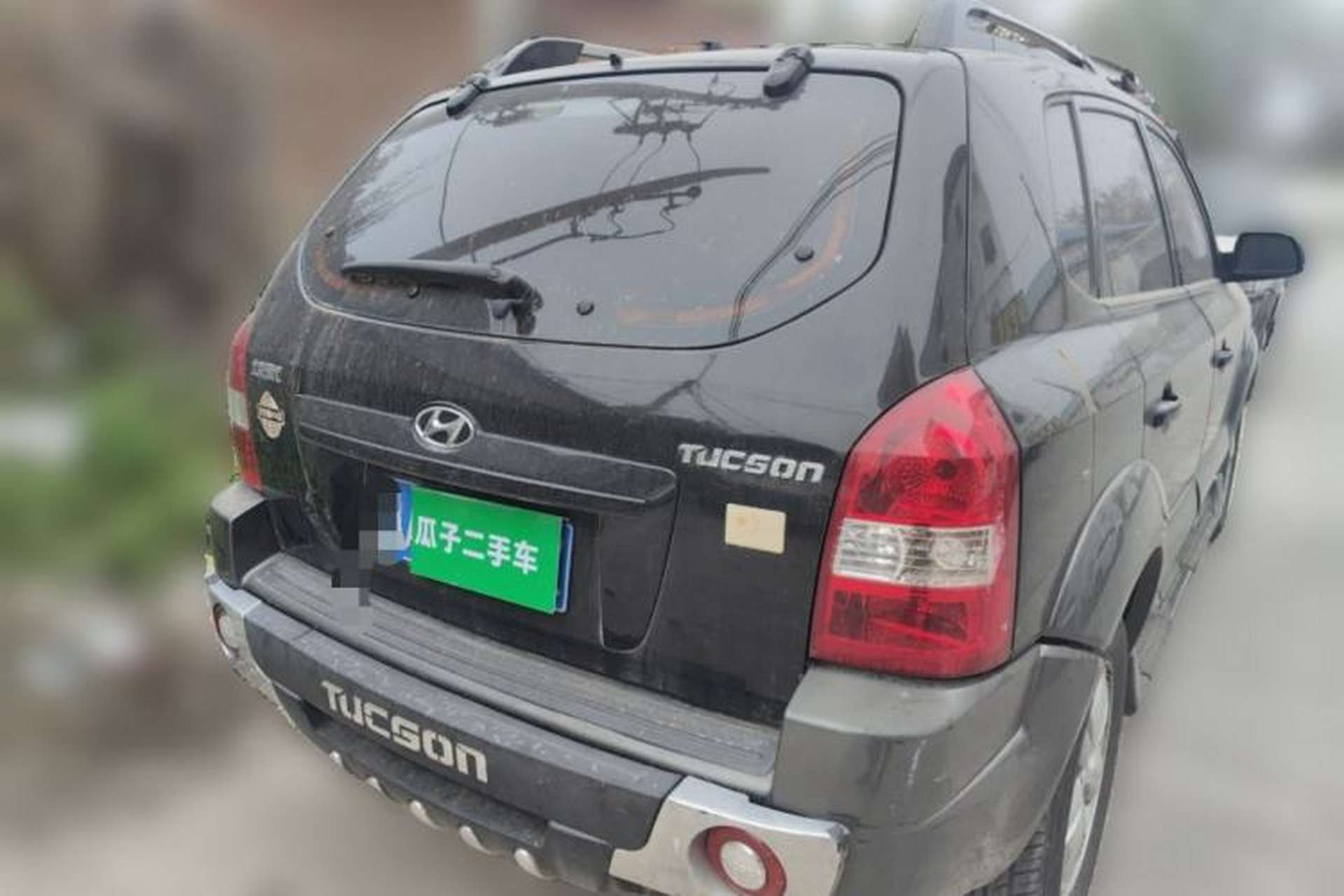 Used Hyundai Tucson 2009 2.0L Automatic Two-Wheel Drive with Sunroof Rear Right 45 Deg