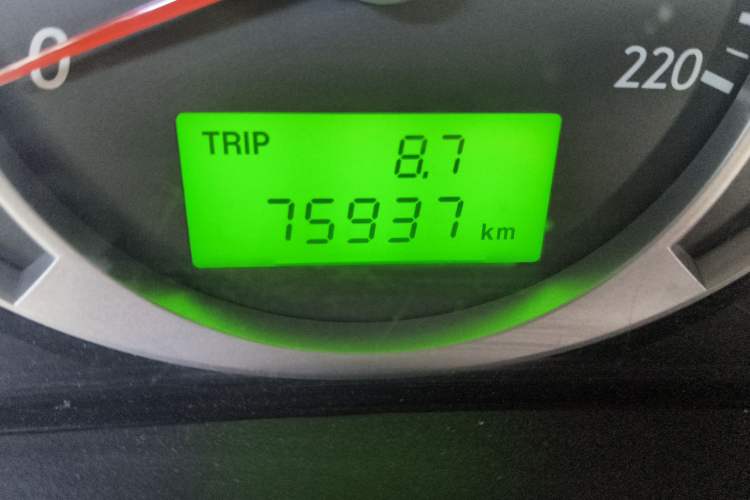Used Hyundai Tucson 2009 2.0L Manual Two-Wheel Drive Fashion Edition Odometer Close Up