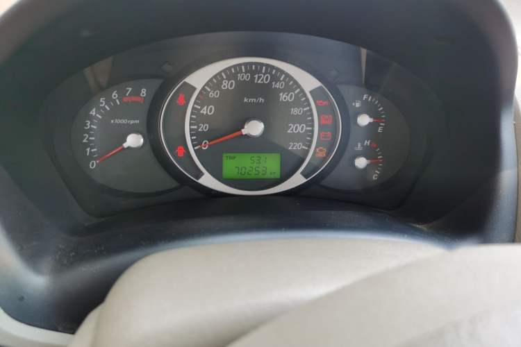Used Hyundai Tucson 2013 2.0L Manual Two-Wheel Drive Fashion Edition Odometer Close Up