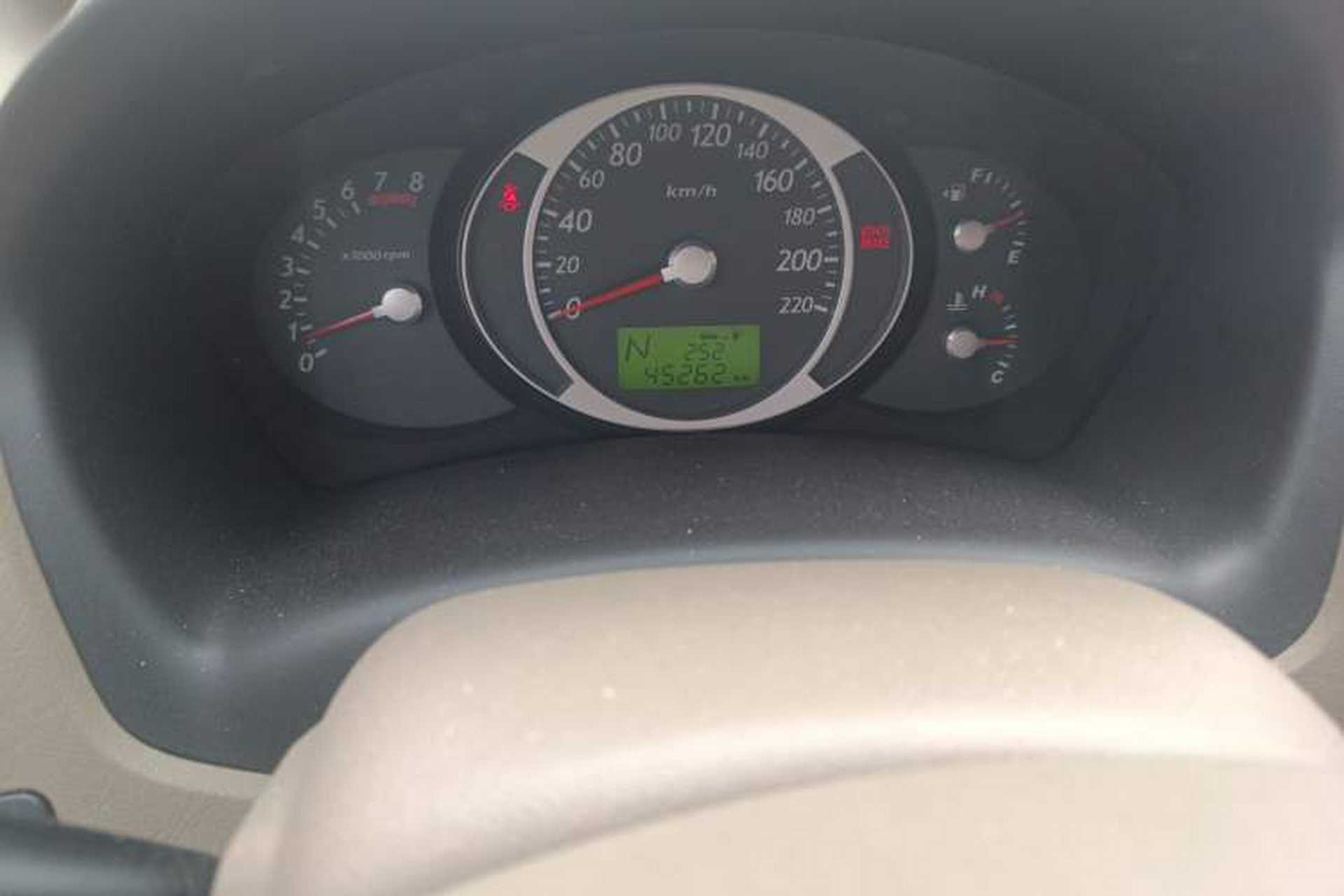 Used Hyundai Tucson 2013 2.0L Automatic Two-Wheel Drive Comfort Version Odometer Close Up