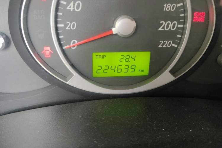 Used Hyundai Tucson 2013 2.0L Manual Two-Wheel Drive Fashion Edition Odometer Close Up
