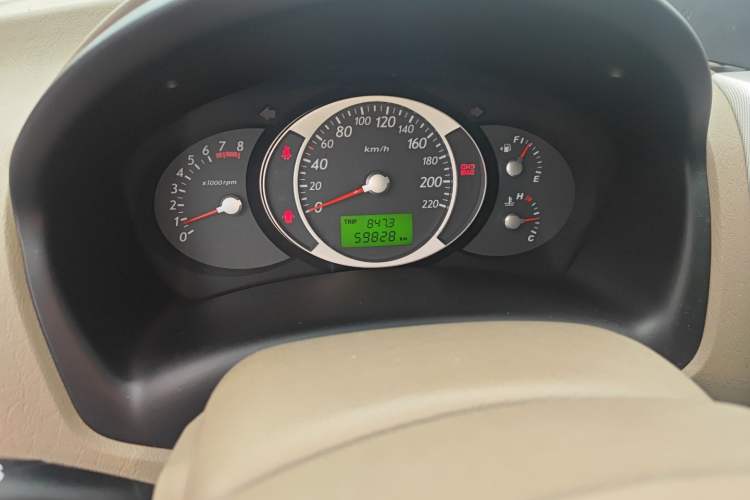 Used Hyundai Tucson 2013 2.0L Manual Two-Wheel Drive Fashion Edition Odometer Close Up