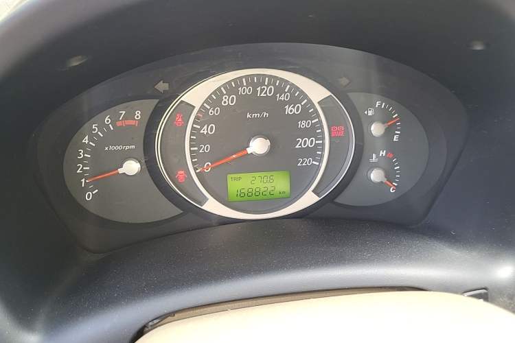 Used Hyundai Tucson 2013 2.0L Manual Two-Wheel Drive Fashion Edition Odometer Close Up