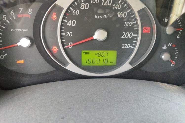 Used Hyundai Tucson 2013 2.0L Manual Two-Wheel Drive Fashion Edition Odometer Close Up