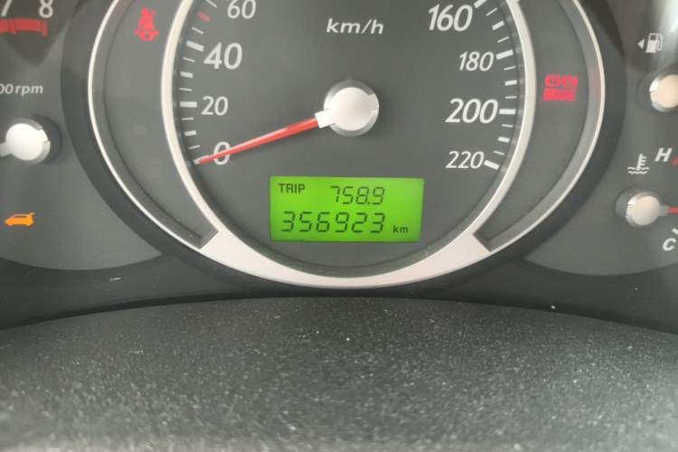 Used Hyundai Tucson 2013 2.0L Manual Two-Wheel Drive Fashion Edition Odometer Close Up