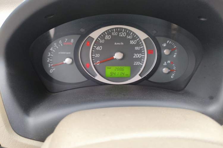 Used Hyundai Tucson 2013 2.0L Manual Two-Wheel Drive Fashion Edition Odometer Close Up