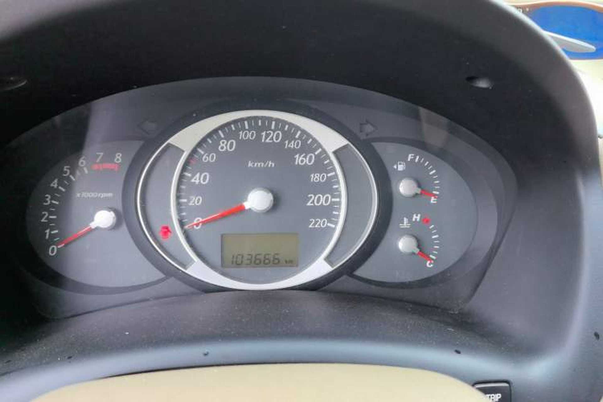 Used Hyundai Tucson 2013 2.0L Automatic Two-Wheel Drive Comfort Version Odometer Close Up