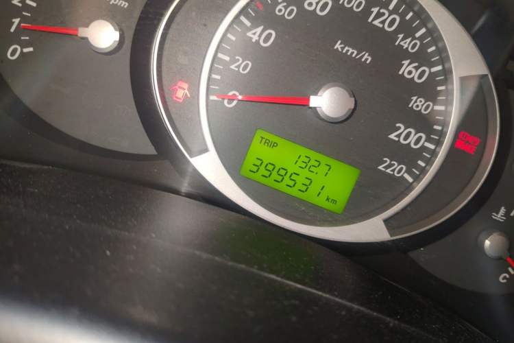 Used Hyundai Tucson 2013 2.0L Manual Two-Wheel Drive Fashion Edition Odometer Close Up