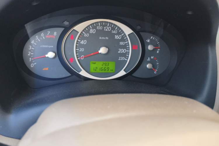 Used Hyundai Tucson 2013 2.0L Manual Two-Wheel Drive Fashion Edition Odometer Close Up