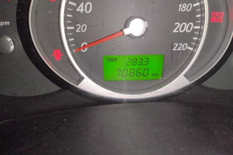 Used Hyundai Tucson 2013 2.0L Manual Two-Wheel Drive Fashion Edition Odometer Close Up