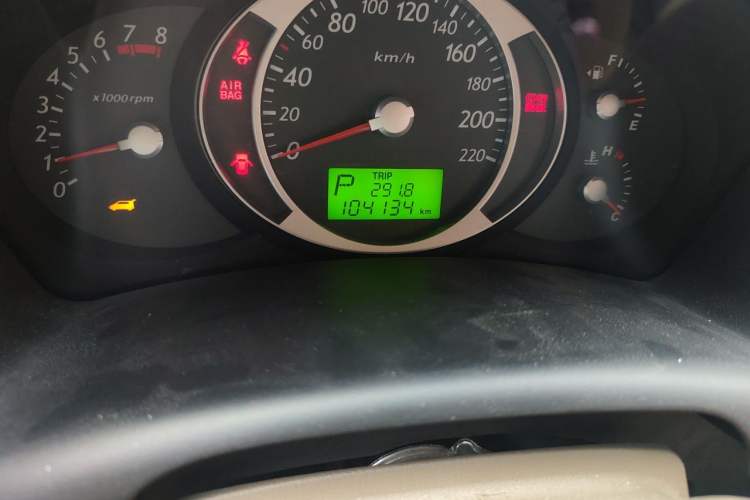 Used Hyundai Tucson 2013 2.0L Automatic Two-Wheel Drive Comfort Version Odometer Close Up