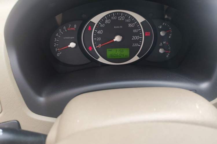 Used Hyundai Tucson 2013 2.0L Manual Two-Wheel Drive Fashion Edition Odometer Close Up
