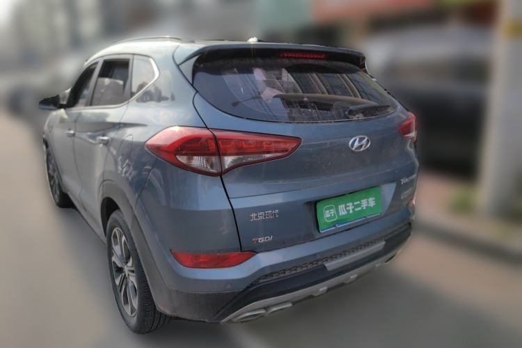 Used Hyundai Tucson 2015 1.6T Dual-Clutch Two-Wheel-Drive Leading Model Rear Left 45 Deg