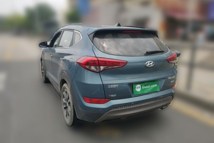 Used Hyundai Tucson 2015 1.6T Dual-Clutch Two-Wheel-Drive Leading Model Rear Left 45 Deg