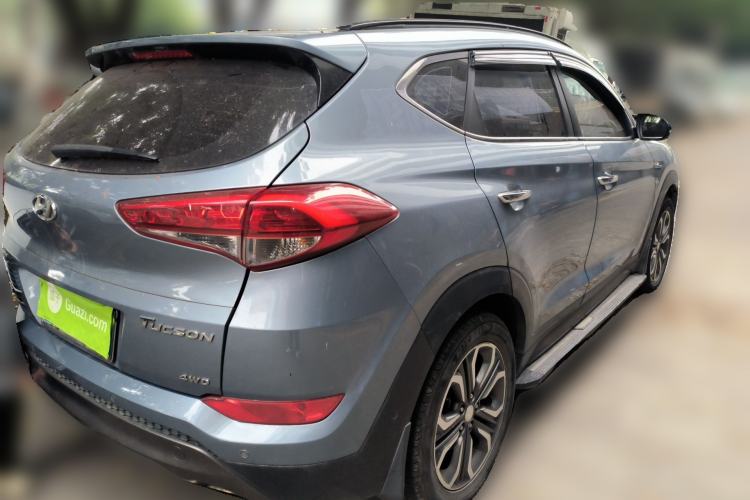 Used Hyundai Tucson 2015 1.6T Dual-Clutch Four-Wheel Drive Flagship Model Rear Right 45 Deg