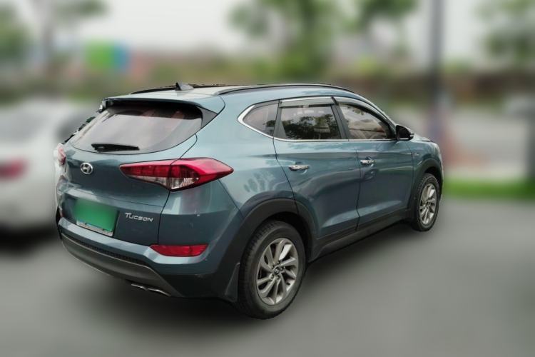 Used Hyundai Tucson 2015 1.6T Dual-Clutch Two-Wheel-Drive Smart Model Rear Right 45 Deg