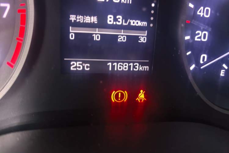 Used Hyundai Tucson 2015 2.0L Automatic Two-Wheel Drive Smart Version Odometer Close Up