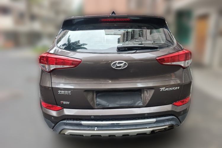 Used Hyundai Tucson 2015 1.6T Dual-Clutch Two-Wheel-Drive Smart Model Rear