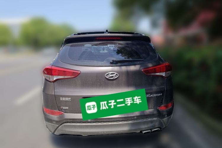 Used Hyundai Tucson 2015 1.6T Dual-Clutch Two-Wheel-Drive Smart Model Rear