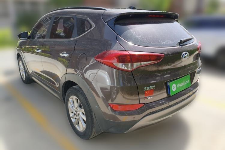 Used Hyundai Tucson 2015 1.6T Dual-Clutch Two-Wheel-Drive Smart Model Rear Left 45 Deg