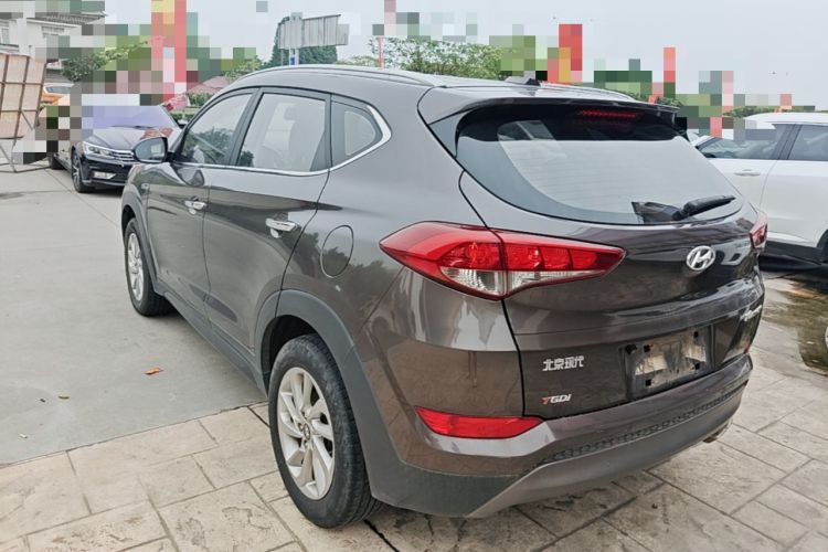 Used Hyundai Tucson 2015 1.6T Dual-Clutch Two-Wheel-Drive Smart Model Rear Left 45 Deg