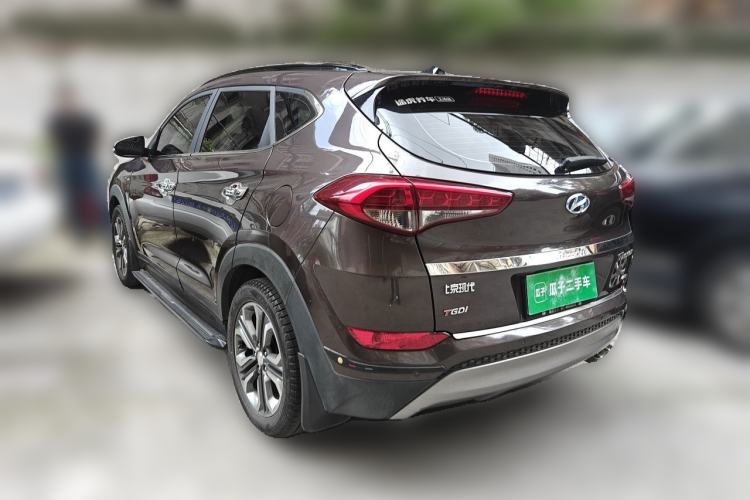 Used Hyundai Tucson 2015 1.6T Dual-Clutch Two-Wheel-Drive Leading Model Rear Left 45 Deg