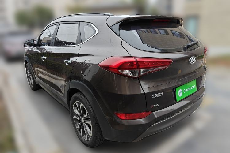 Used Hyundai Tucson 2015 1.6T Dual-Clutch All-Wheel-Drive Premium Model Rear Left 45 Deg