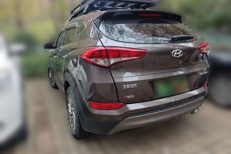Used Hyundai Tucson 2015 1.6T Dual-Clutch Two-Wheel-Drive Smart Model Rear Left 45 Deg