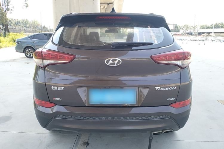 Used Hyundai Tucson 2015 1.6T Dual-Clutch Four-Wheel Drive Flagship Model Rear