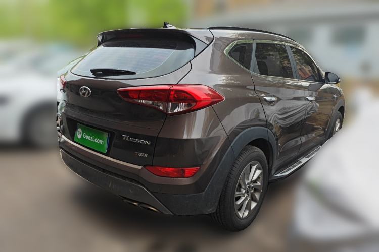 Used Hyundai Tucson 2015 1.6T Dual-Clutch Two-Wheel-Drive Smart Model Rear Right 45 Deg