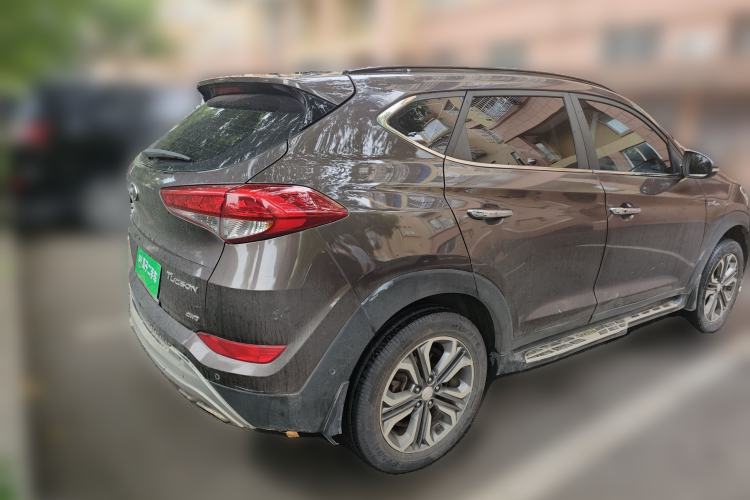 Used Hyundai Tucson 2015 1.6T Dual-Clutch Four-Wheel Drive Flagship Model Rear Right 45 Deg