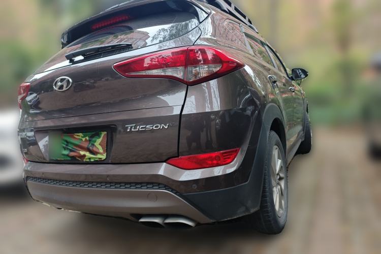 Used Hyundai Tucson 2015 1.6T Dual-Clutch Two-Wheel-Drive Smart Model Rear Right 45 Deg