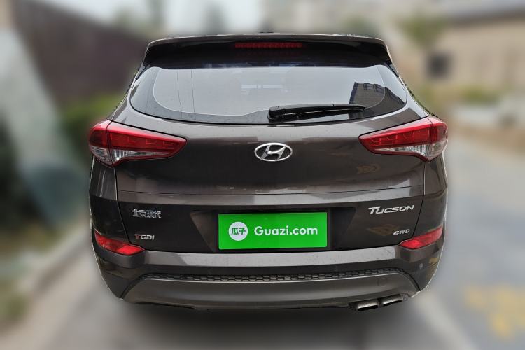 Used Hyundai Tucson 2015 1.6T Dual-Clutch All-Wheel-Drive Premium Model Rear