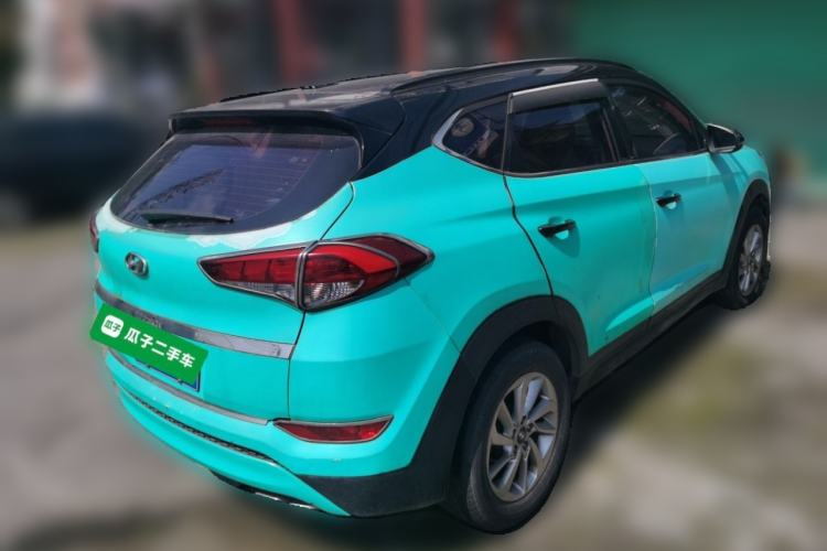 Used Hyundai Tucson 2015 1.6T Dual-Clutch Two-Wheel-Drive Smart Model Rear Right 45 Deg