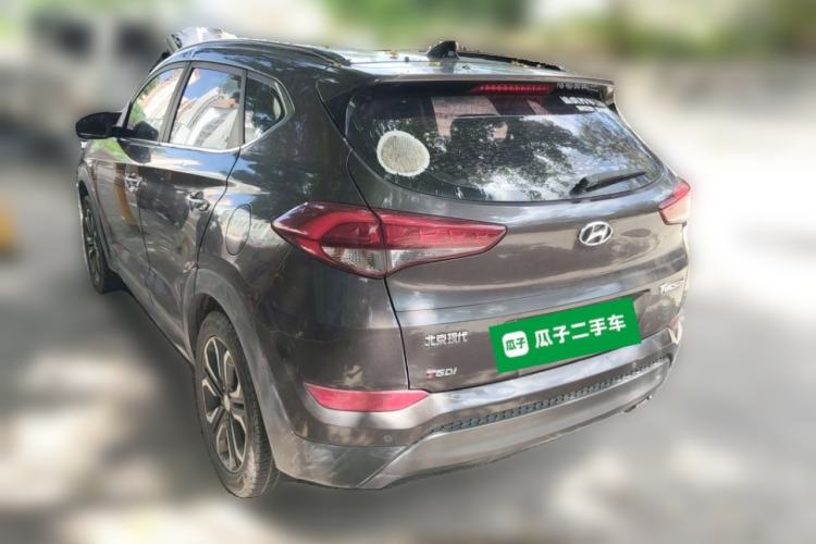 Used Hyundai Tucson 2015 1.6T Dual-Clutch Two-Wheel-Drive Leading Model Rear Left 45 Deg