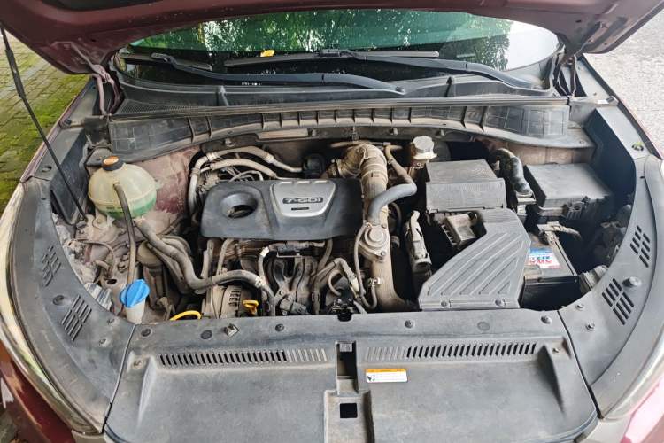 Used Hyundai Tucson 2015 1.6T Dual-Clutch Two-Wheel-Drive Smart Model Engine Bay