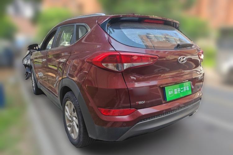 Used Hyundai Tucson 2015 1.6T Dual-Clutch Two-Wheel-Drive Smart Model Rear Left 45 Deg