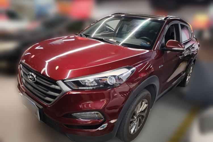 Used Hyundai Tucson 2015 1.6T Dual-Clutch Two-Wheel-Drive Smart Model Guazi used car, China used car export, Used car for sale, Used cars, Cheapest cars for sale
