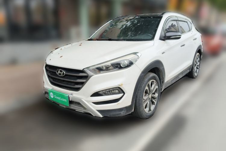 Used Hyundai Tucson 2015 1.6T Dual-Clutch Two-Wheel-Drive Leading Model Guazi used car, China used car export, Used car for sale, Used cars, Cheapest cars for sale