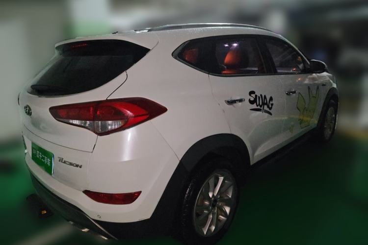 Used Hyundai Tucson 2015 1.6T Dual-Clutch Two-Wheel-Drive Smart Model Rear Right 45 Deg