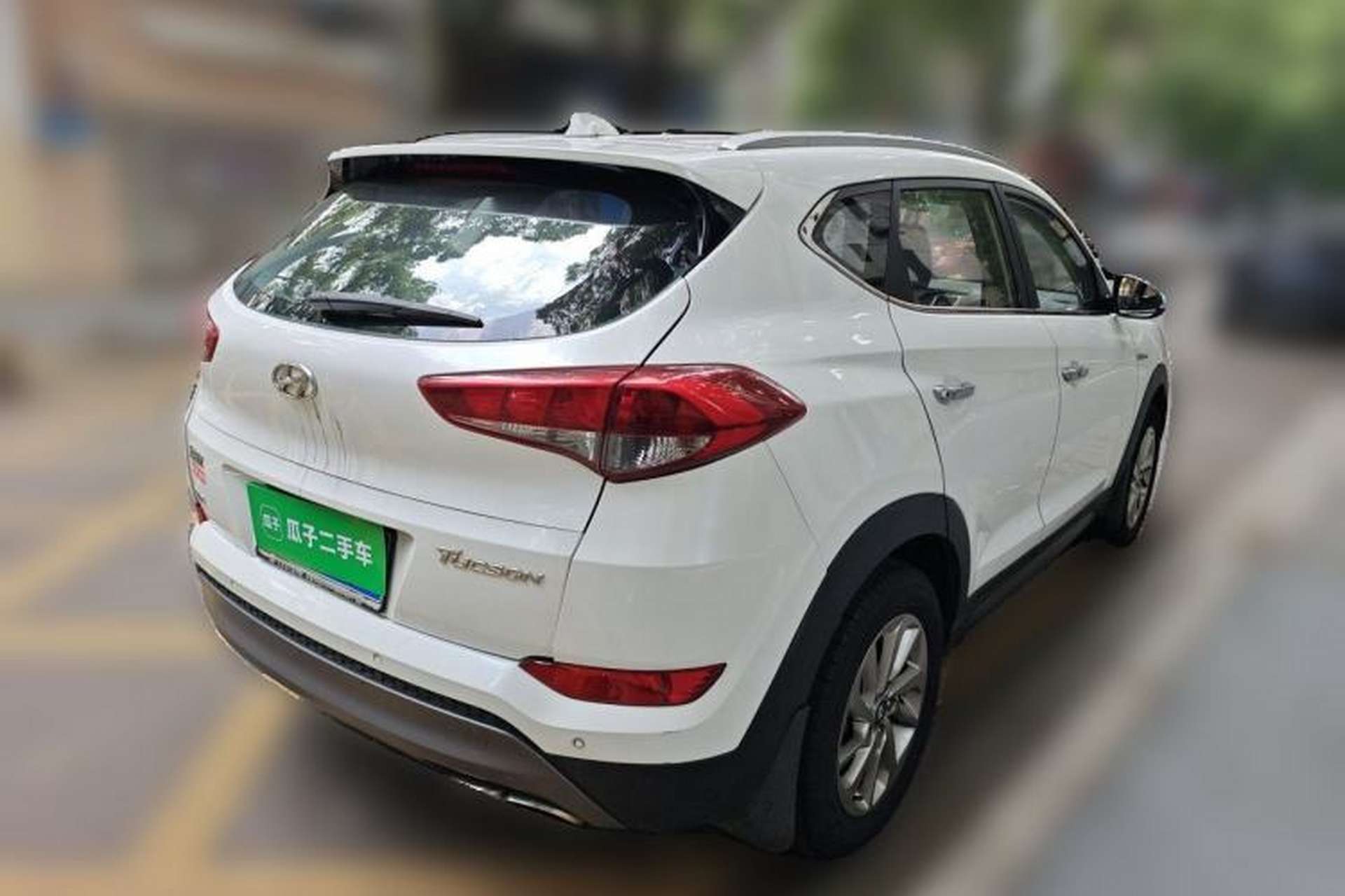 Used Hyundai Tucson 2015 1.6T Dual-Clutch Two-Wheel-Drive Smart Model Rear Right 45 Deg